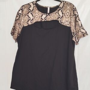 Plus size swing top